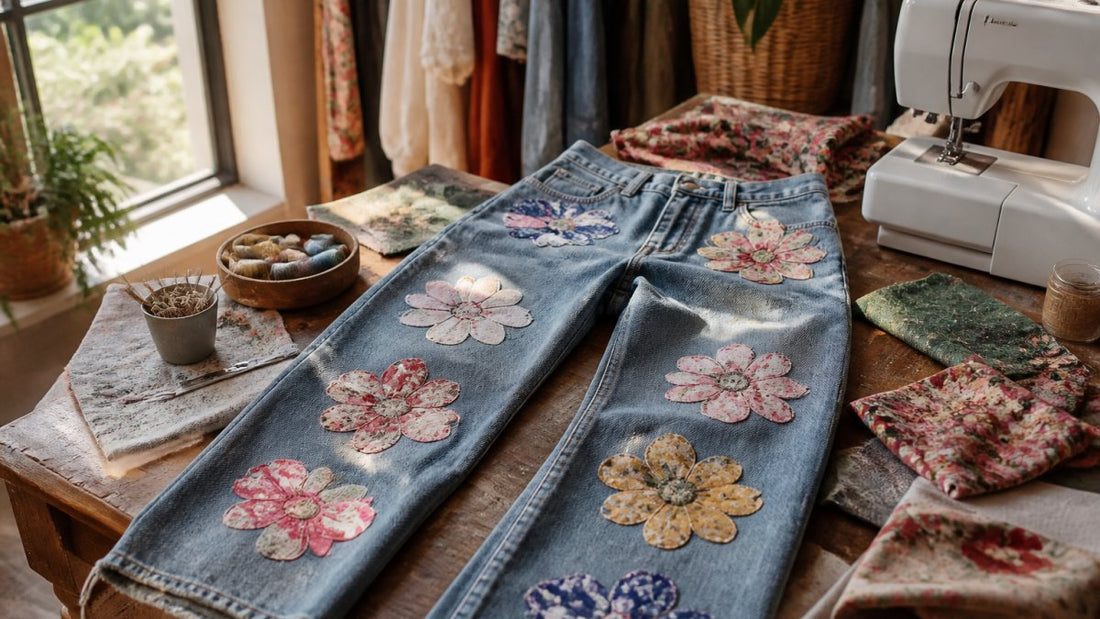 Flower Patchwork Jeans: DIY Guide & Styling Tips