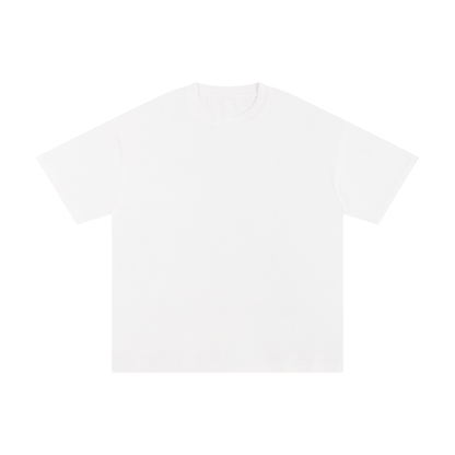 Unisex Pure Cotton T-Shirt // White w/ Muted Royal Contrast Print